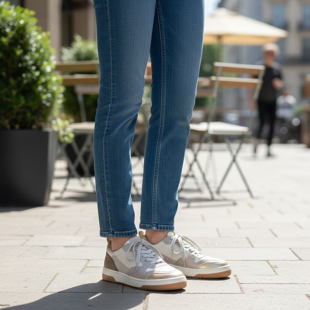 Shu Shop Romi Size 8.5 Taupe Suede Low-Top Sneakers